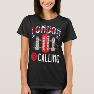 Camiseta O Espetacular Londres Está Chamando Skyline UK