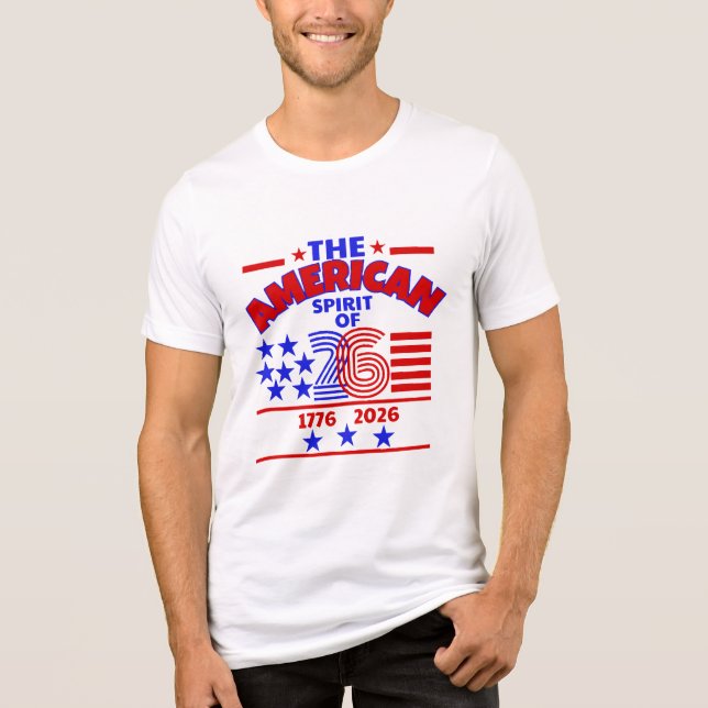 CAMISETA O ESPÍRITO AMERICANO DE 26 (Frente)