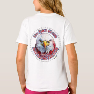 Camiseta O Espírito De 1776, 2026 Águia Vermelha da América