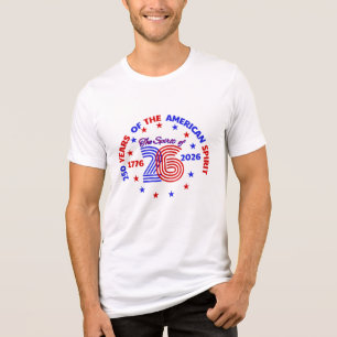 CAMISETA O ESPÍRITO DE 26: 250 ANOS DO ESPÍRITO AMERICANO