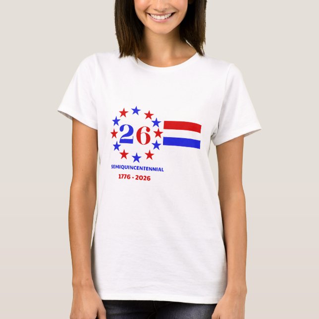 CAMISETA O ESPÍRITO DE 26: A VIAGEM ATÉ 250 (Frente)