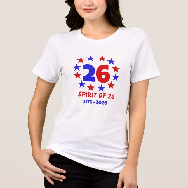 CAMISETA O ESPÍRITO DE 26 - SEMIQUINCENTENÁRIO (Frente)