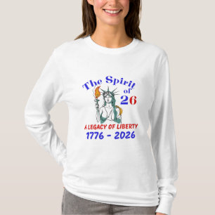 CAMISETA O ESPÍRITO DE 26: UM LEGADO DE LIBERDADE
