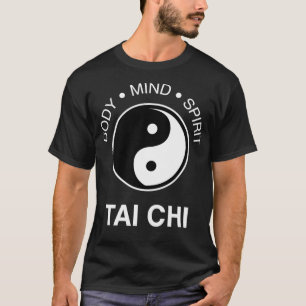 Camiseta O Espírito de Mente do Corpo de Arte Tai Chi Yin Y