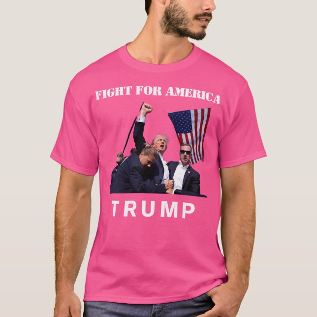 Camiseta O Espírito De Trump Falhou Ao Atirar À Votação Tr (Frente)