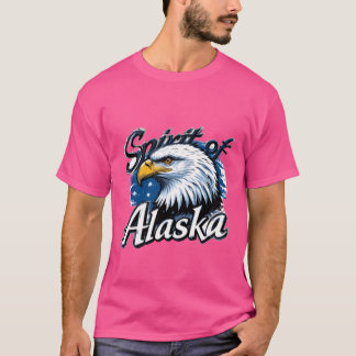 Camiseta "O Espírito do Alasca" Águia e Natureza