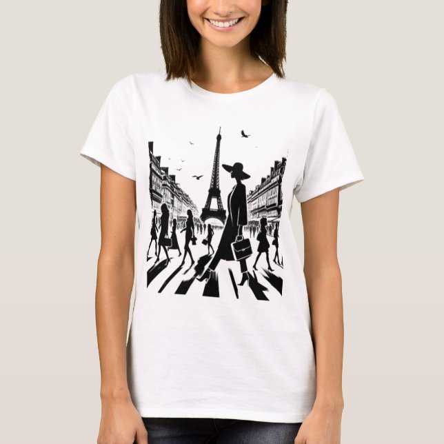 Camiseta O espírito do estilo e da liberdade (Frente)