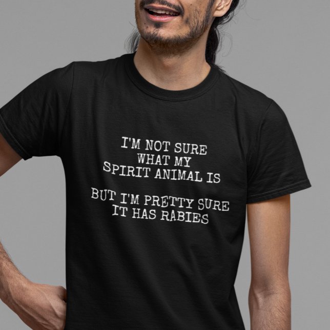 Camiseta O Espírito Tem Humor De Raiva (Criador carregado)