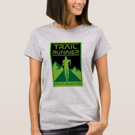 Camiseta O Esporte De Trilha Na Natureza