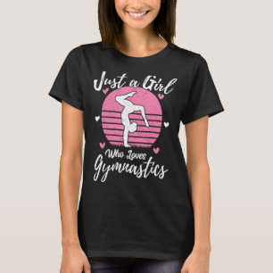 Camiseta O Esporte Gimnético Adora Tee Apenas Uma Rapariga 