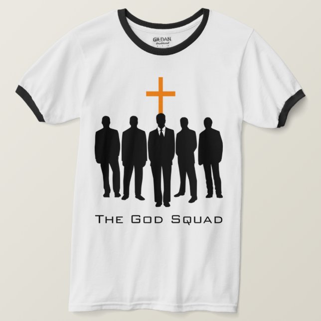 Camiseta O Esquadrão de Deus (Frente do Design)