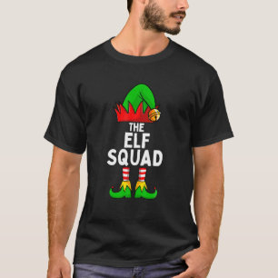 Camiseta O Esquadrão do Elfo Natal Divertido Família Corres