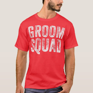 Camiseta O Esquadrão do Noivo Festa de Despedida de Solteir