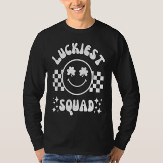 Camiseta O Esquadrão Mais Sortudo Deixa-Se Sentir-Se Com A