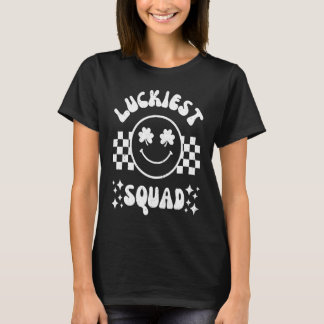 Camiseta O Esquadrão Mais Sortudo Deixa-Se Sentir-Se Com A