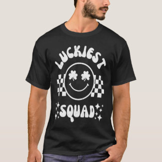 Camiseta O Esquadrão Mais Sortudo Deixa-Se Sentir-Se Com A