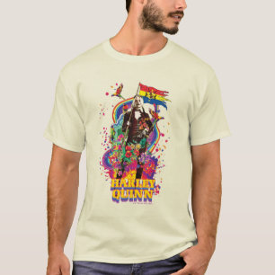 Camiseta O Esquadrão Suicida Harley Quinn Flowers & Rain