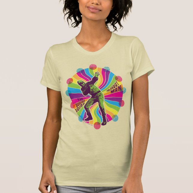 Camiseta O Esquadrão Suicida | Polka-Dot Man Psychedelic (Frente)