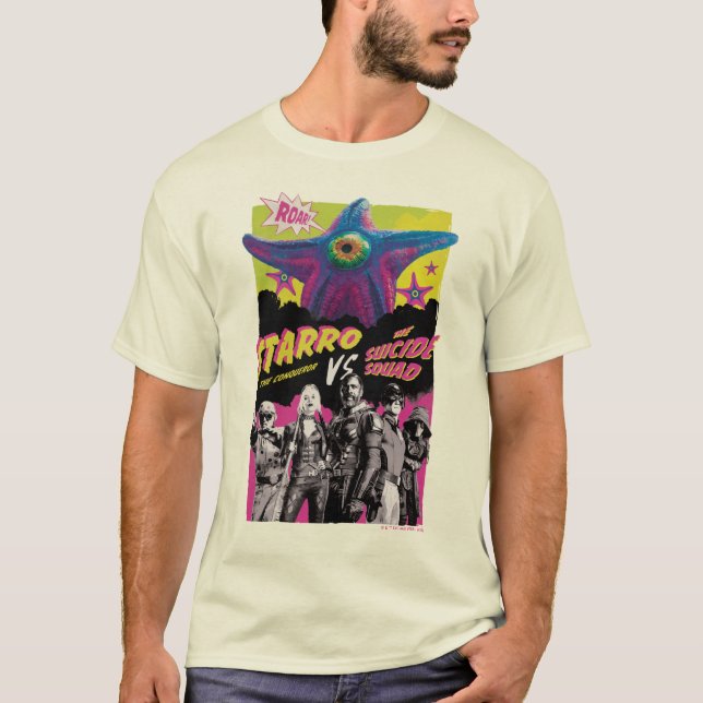 Camiseta O Esquadrão Suicida | Starro Vs Esquadrão Suicida (Frente)
