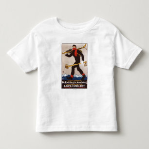 Camiseta O esqui de Loden veste o poster da propaganda do