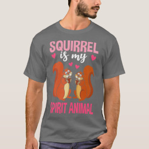 Camiseta O Esquilo É Meu Animal Espirituoso