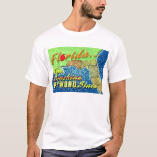 Camiseta O estado da madeira compensada
