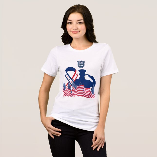 Camiseta O estandarte de honra branco (Frente Completa)