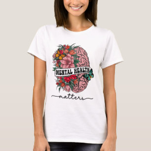 Camiseta O Estigma Problemas de Saúde Mental Sensibilização