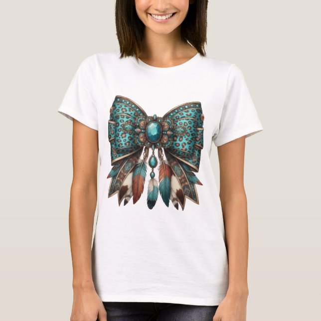 Camiseta o estilo de arco ocidental (Frente)