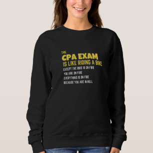 Camiseta O Exame CPA é Como Andar de Bicicleta Contador