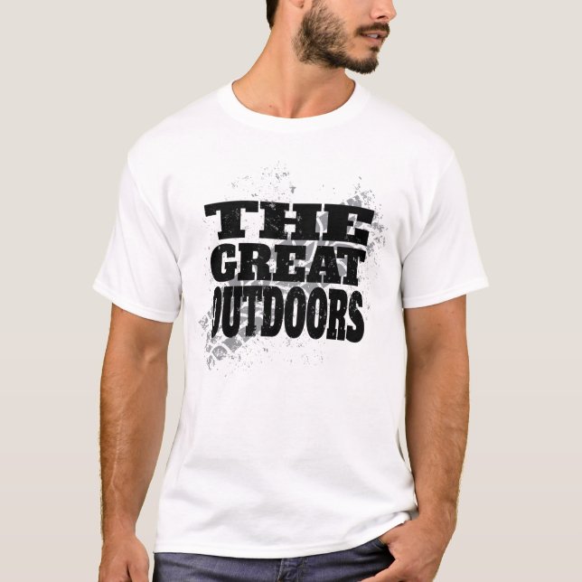 Camiseta O Excelente ao ar livre (Frente)