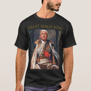 Camiseta O Excelente Maga King Divertido Trump Ultra Maga K