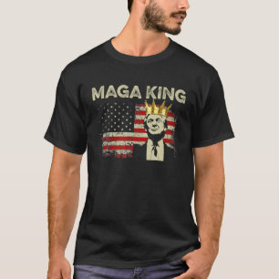 Camiseta O Excelente Maga King Donald Trump, Maga King Anti