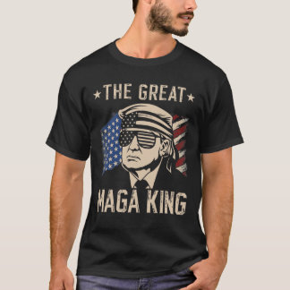 Camiseta O Excelente Maga King Engraçado Trump Ultra Maga E