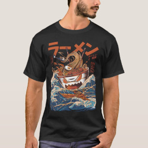 Camiseta O Excelente Ramen Do Negro Kanagawa