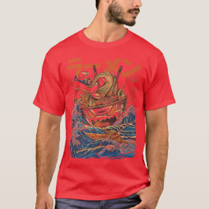 Camiseta O Excelente Ramen Off Kanagawaa 2887