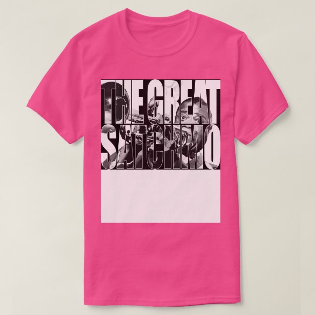 Camiseta O Excelente Satchmo (Frente do Design)
