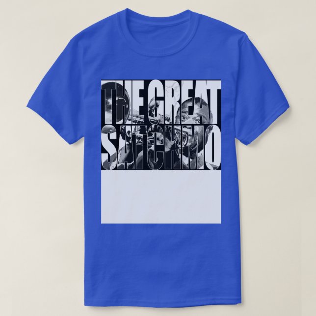 Camiseta O Excelente Satchmo 1 (Frente do Design)
