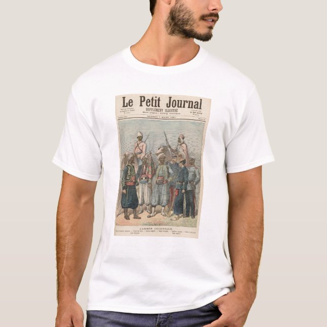 Camiseta O exército colonial (Frente)