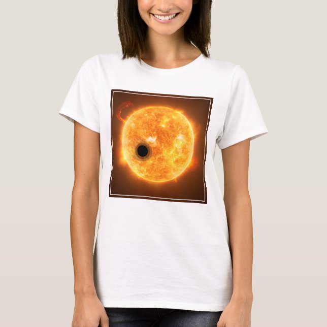 Camiseta O Exoplaneta Wasp-107b É Um Gigante De Gás (Frente)