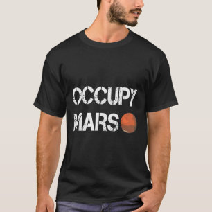 Camiseta O Explorador Ocupa Espaço em Marte