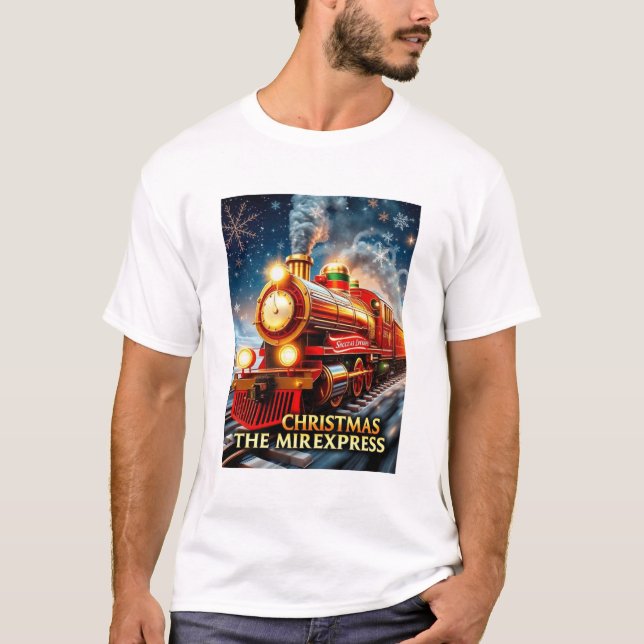 CAMISETA **O EXPRESSO DE NATAL** (Frente)