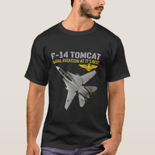Camiseta O F 14 Tomcat em ação A aviação naval em seu melho