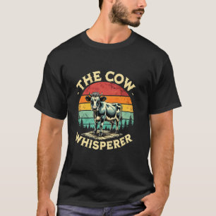 Camiseta O Falador de Vaca Design Retro Vintage Fazenda Pôr