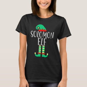 Camiseta O Família Elfo Solomon de Pijamas de Natal Combina