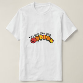 Camiseta o faminto crescimento da lagarta