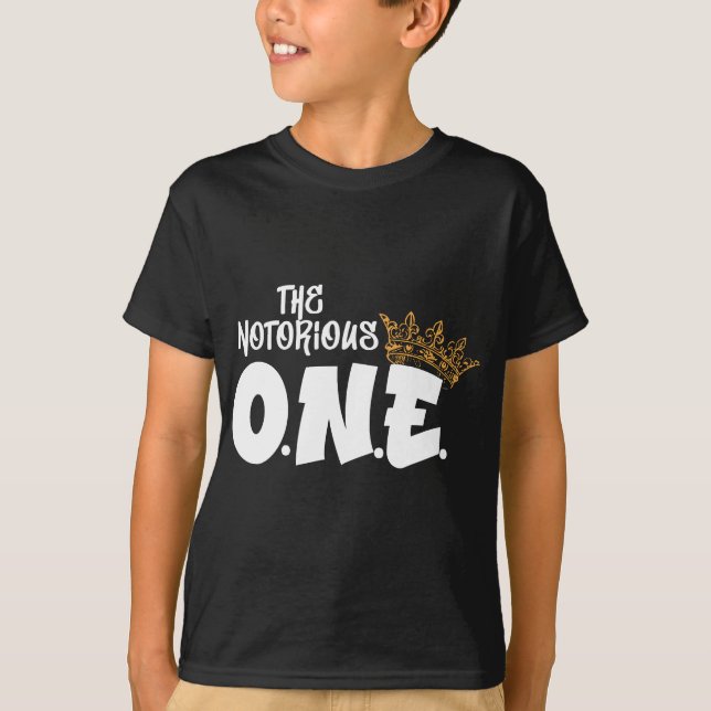 Camiseta O famoso Bo de Hip Hop do Primeiro Aniversário (Frente)