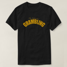 Camiseta O famoso símbolo de GRAMBLING DOURADO