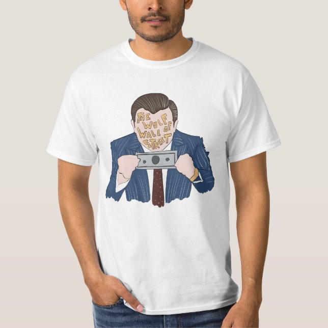 Camiseta "O Fanático do Lobo de Wall Street" (Frente)