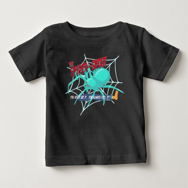 Camiseta O Fantasma Aranha do Halloween (Frente)